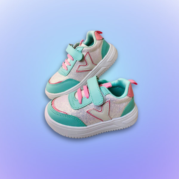 Tenis para niñas en colores pastel