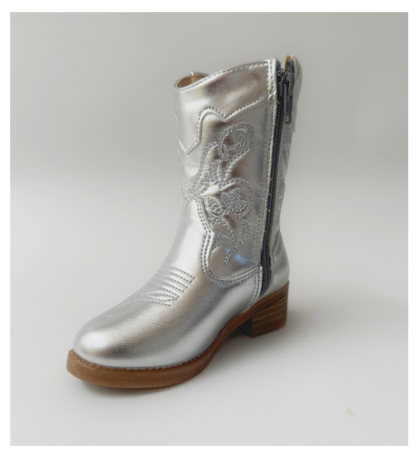 Bota Vaquerita LOLITA PLATA