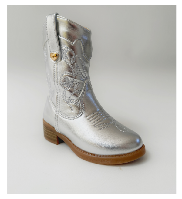 Bota Vaquerita LOLITA PLATA